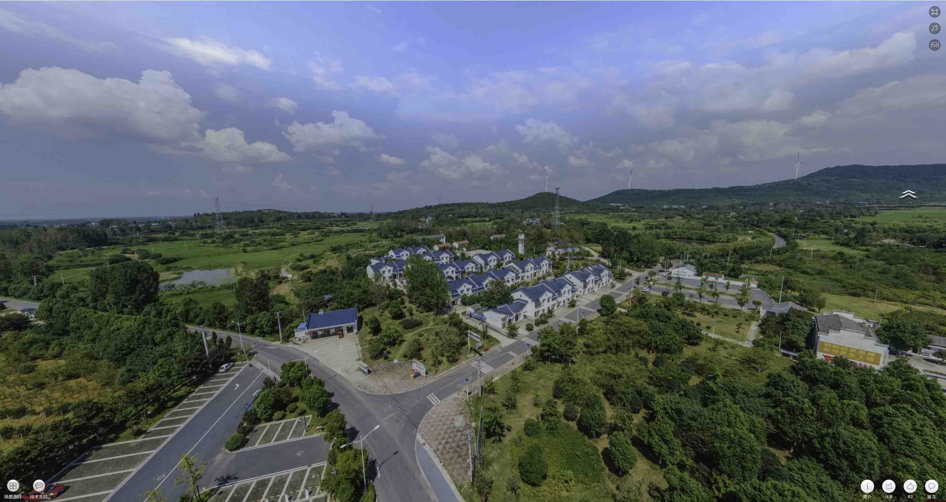 胡市镇360全景拍摄：记录生活每一刻的完整视角——在手绘地图中的创意应用